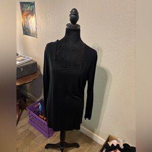 Black Long Sleeve Women's Top